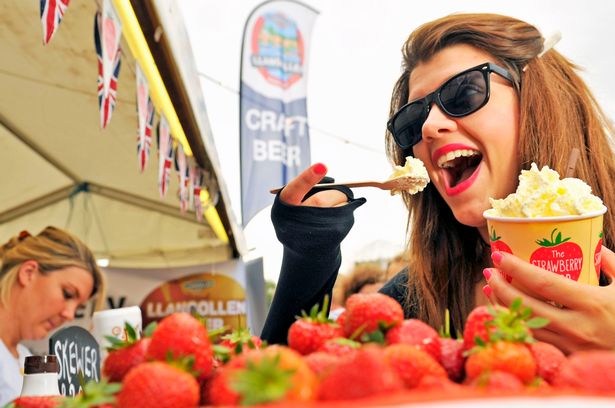 Visiting a Food Festival